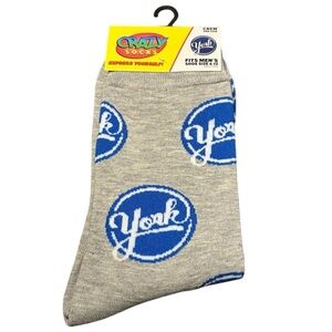 3/$20 York Peppermint Patty Novelty Socks Food Snack Crew Mens Women NWT